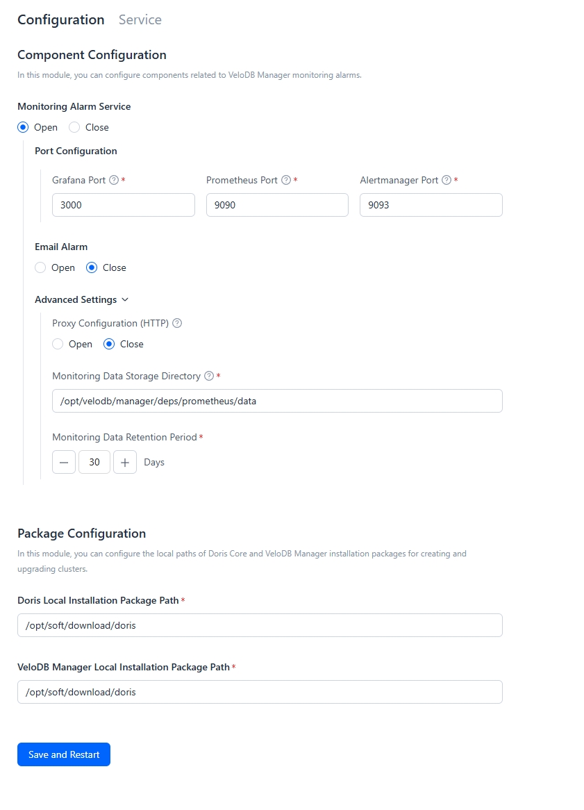 component-config
