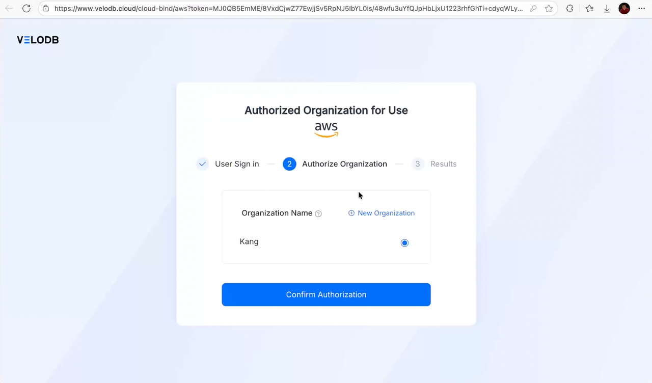 authorized to aws marketplace private offer choose organization