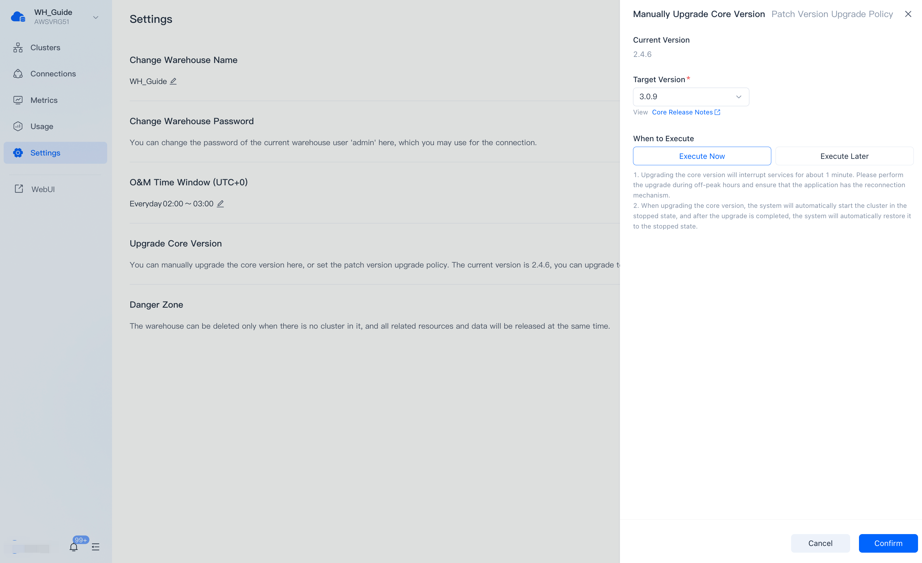 manual upgrading now