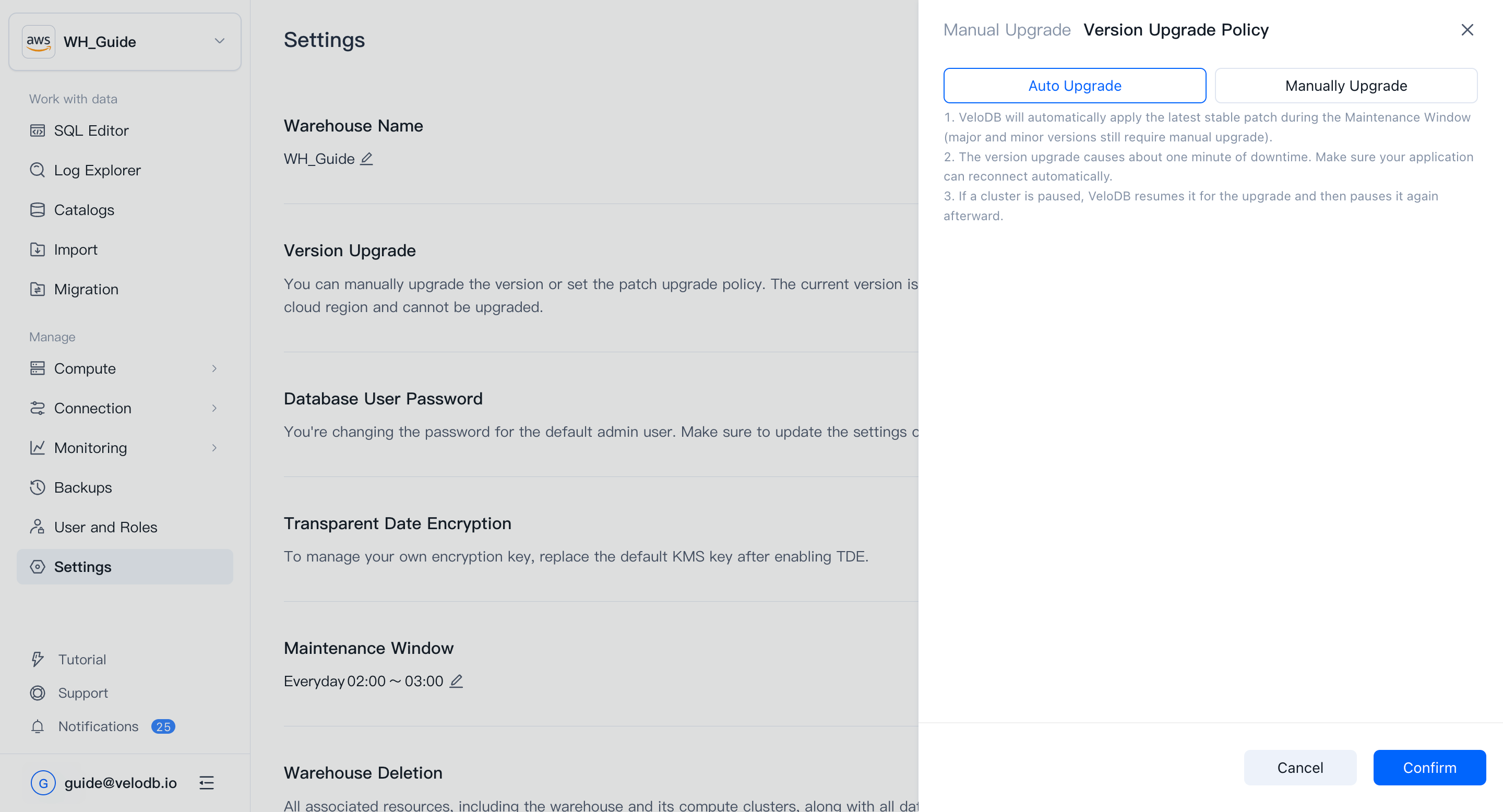 patch version upgrading