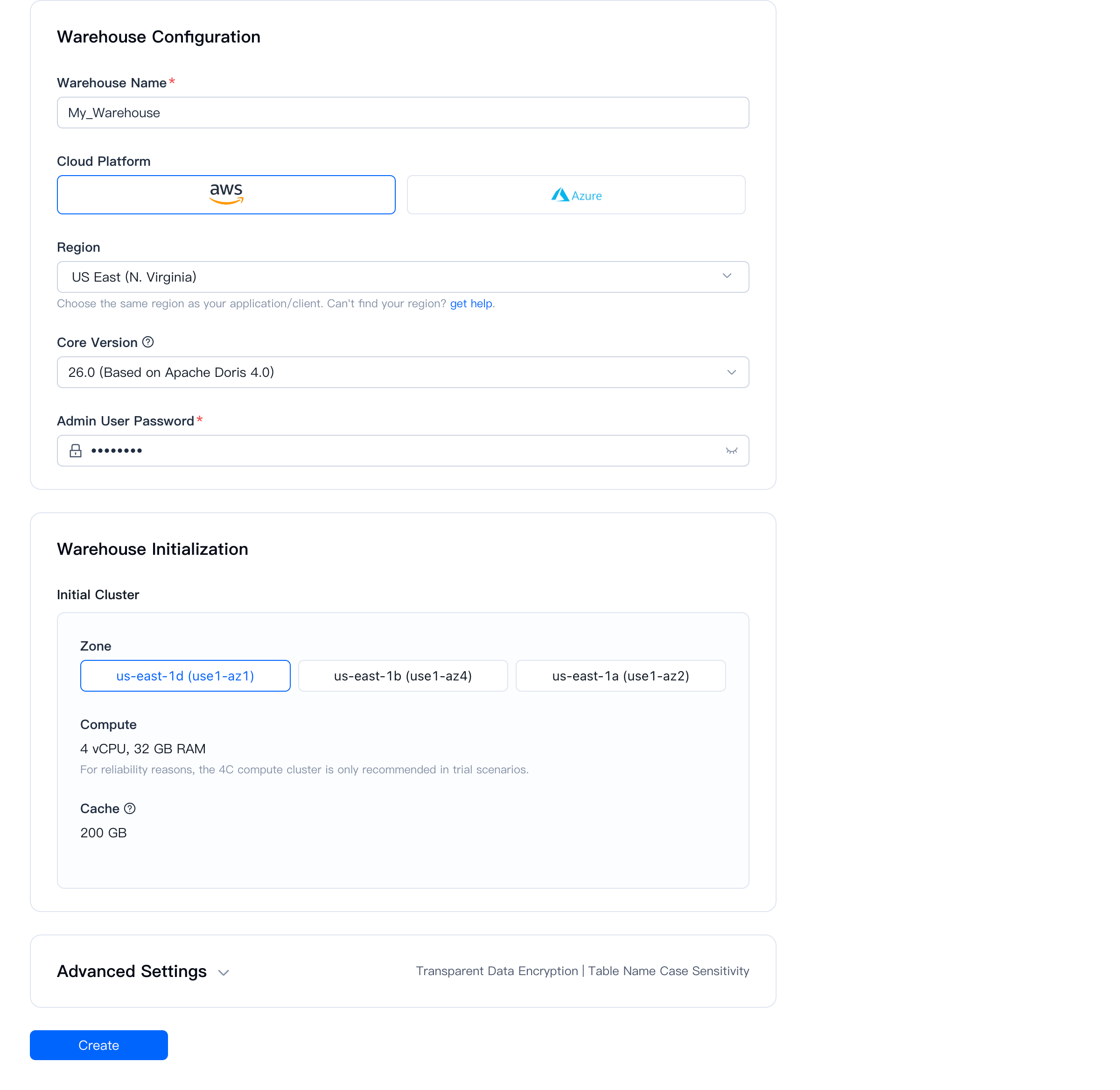 trial saas warehouse