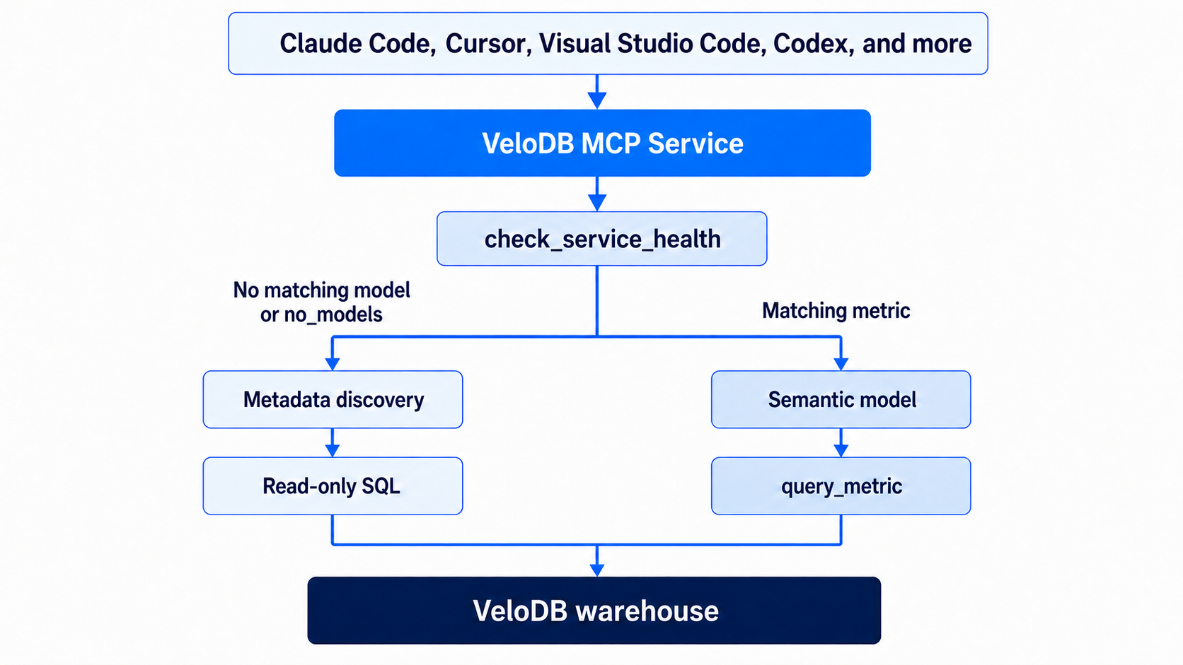 VeloDB MCP Service query paths