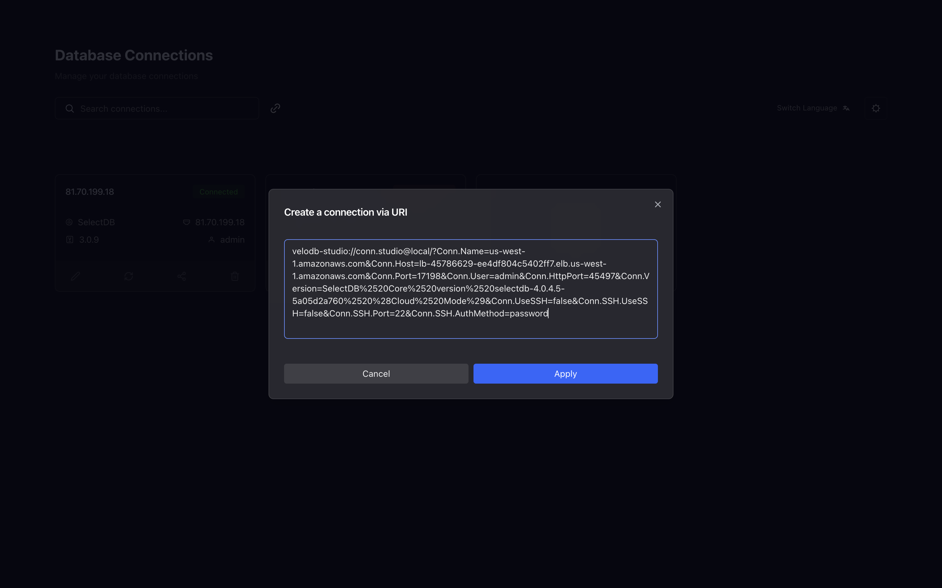 create-connection-via-uri-modal