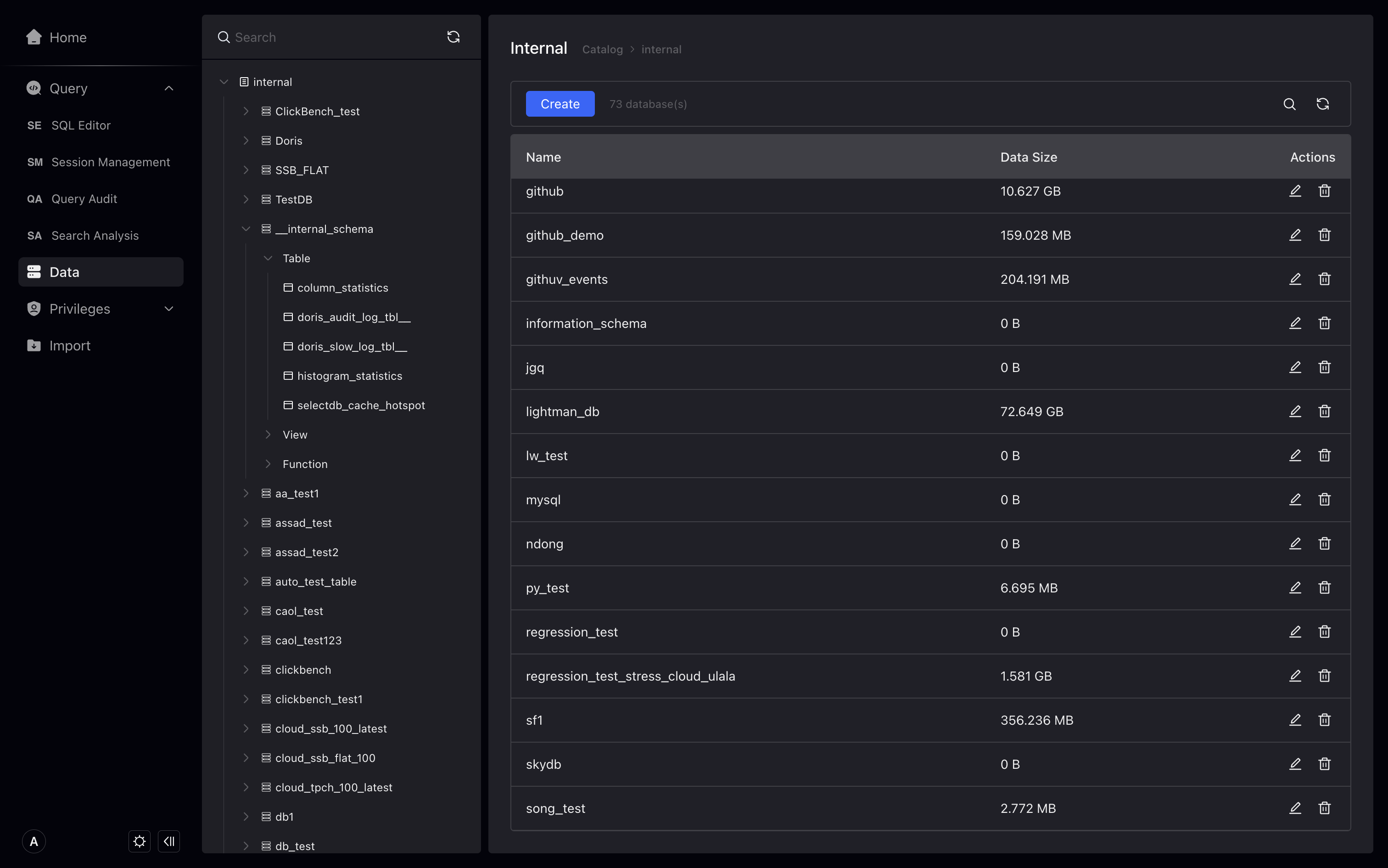 database