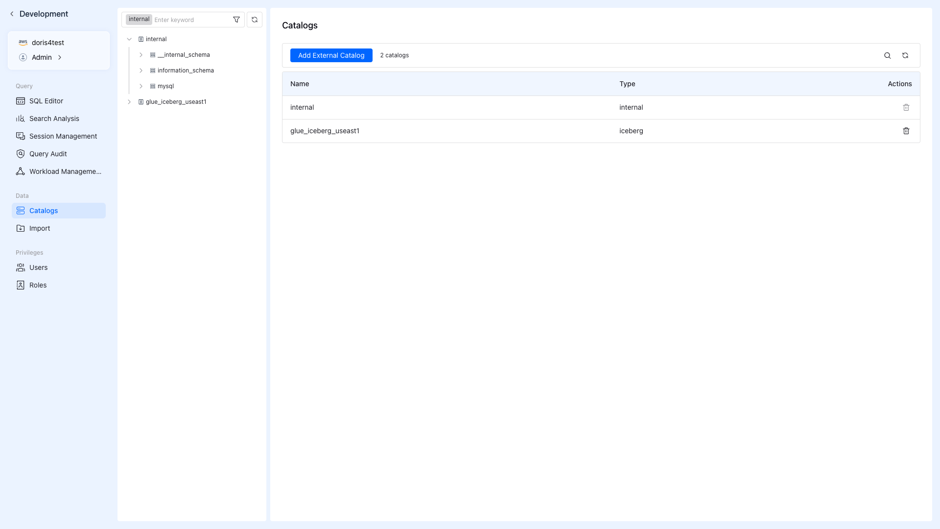 カタログ Created Successfully