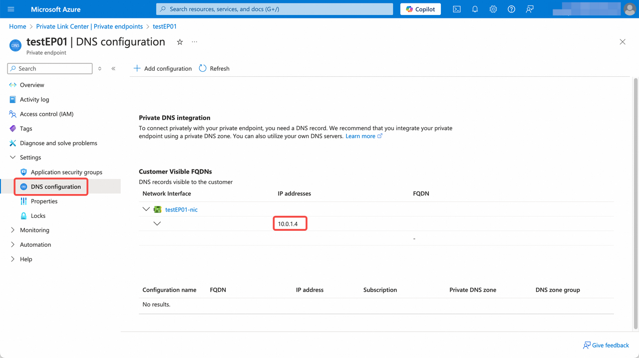 azure private link access velodb 11