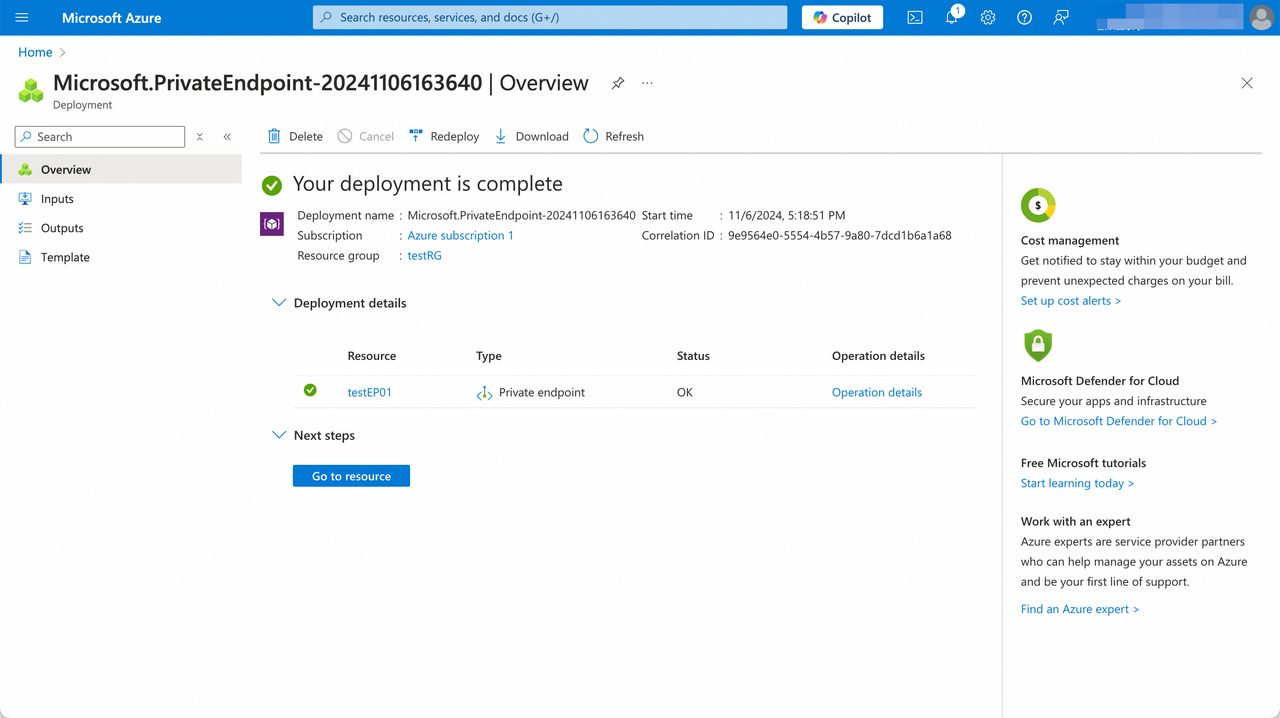 azure private link access velodb 9 2