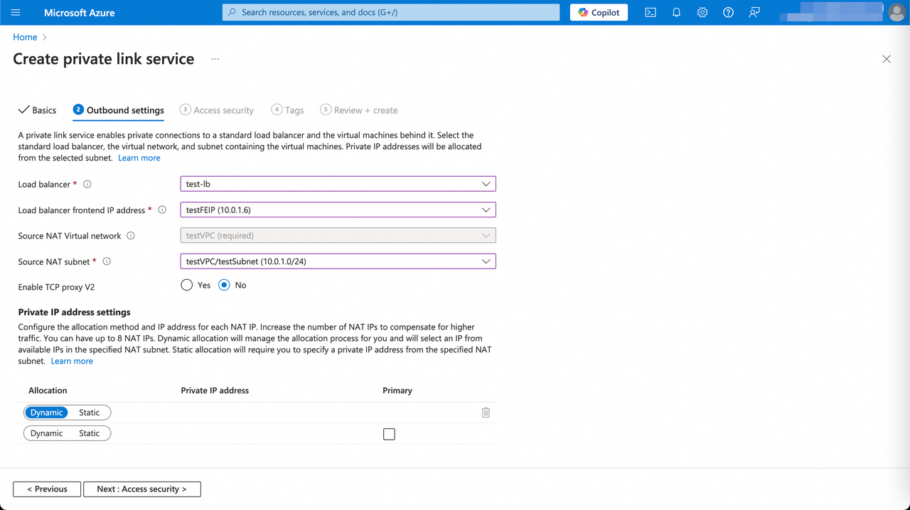 azure velodb access vpc 4