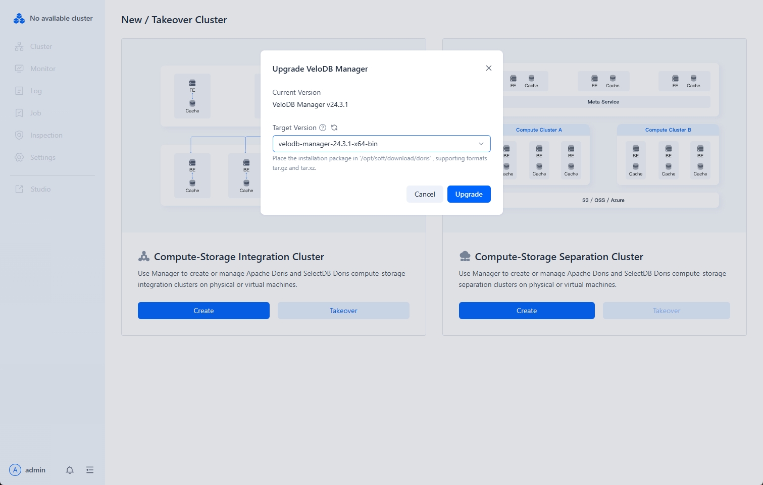 chose-upgrade-version