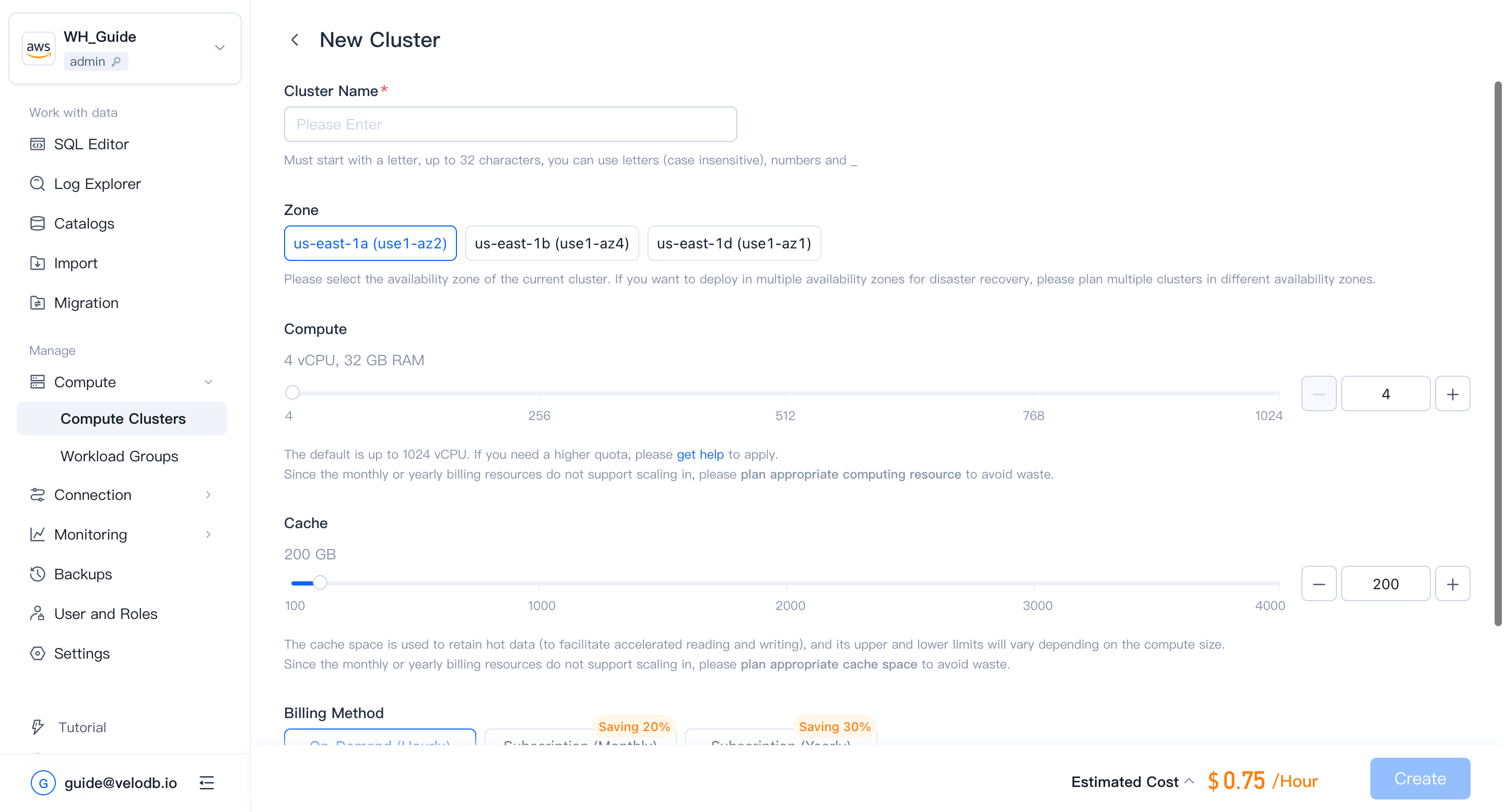 create_cluster