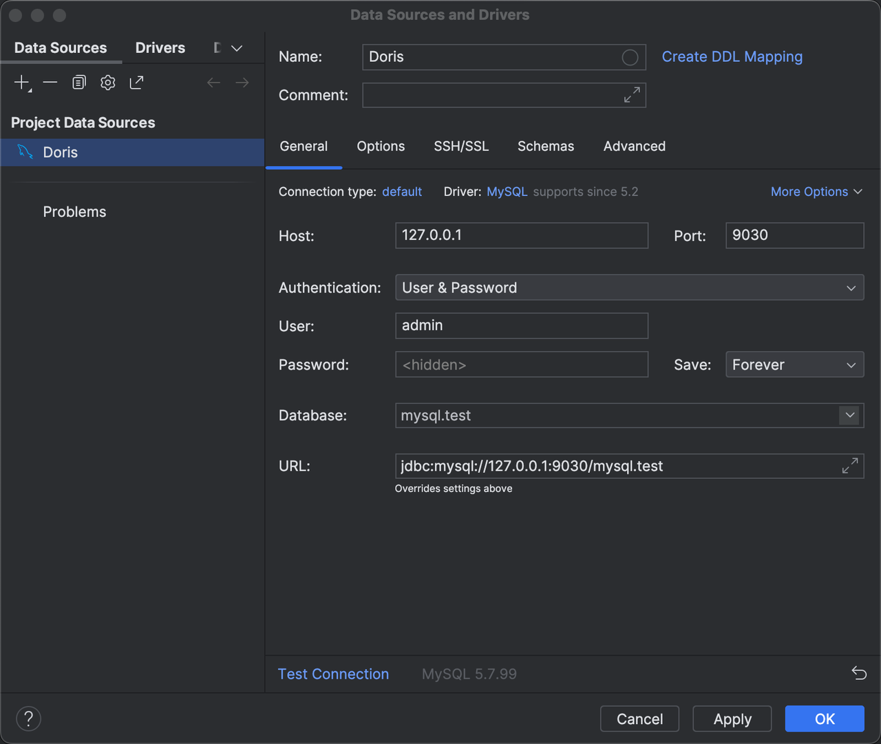 connect 外部カタログ