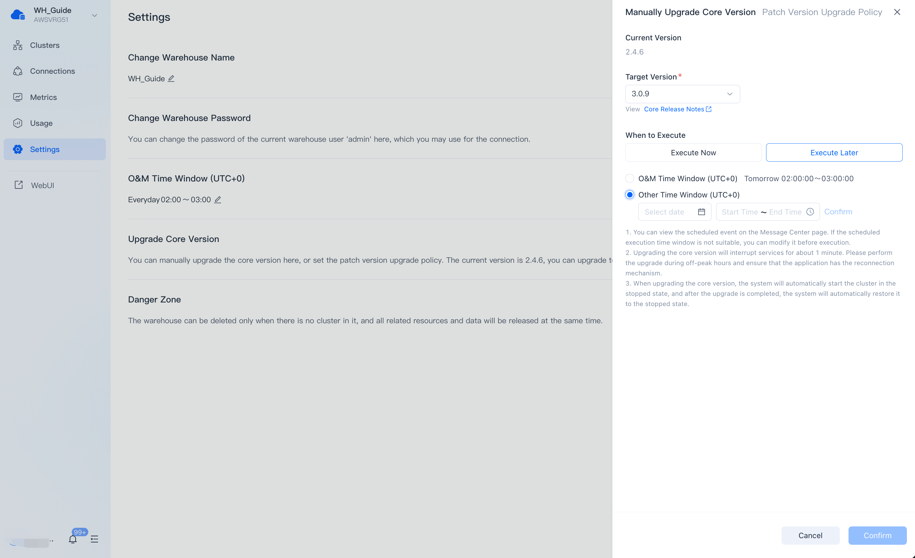 manual upgrading later