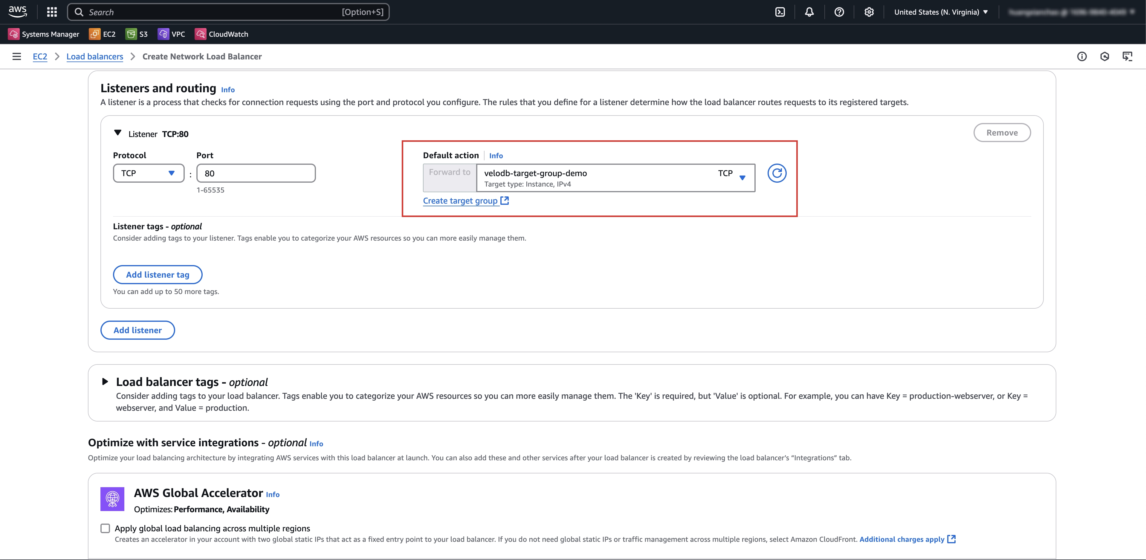 private link create connection create nlb 3