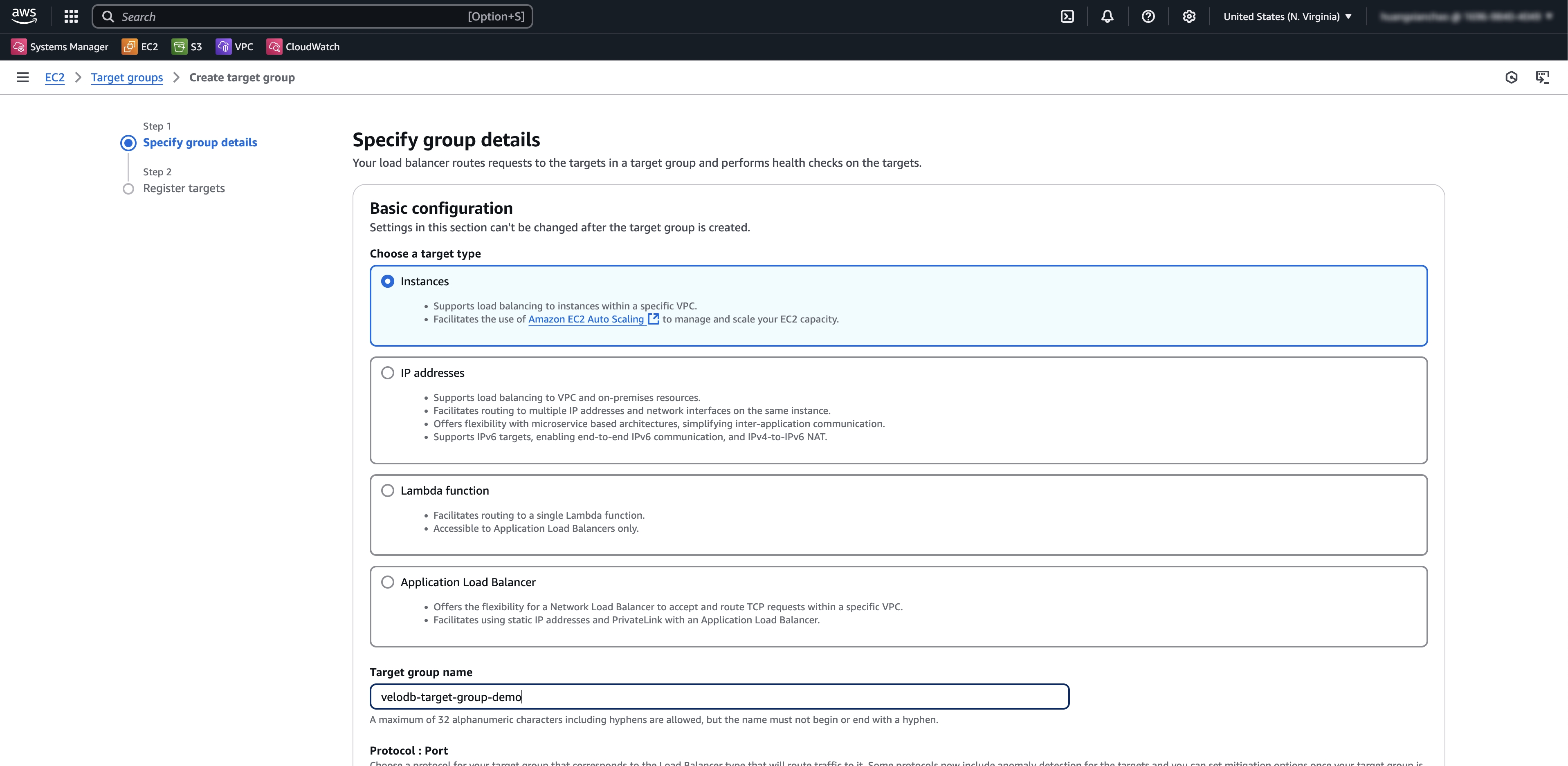 private link create connection create tg 0