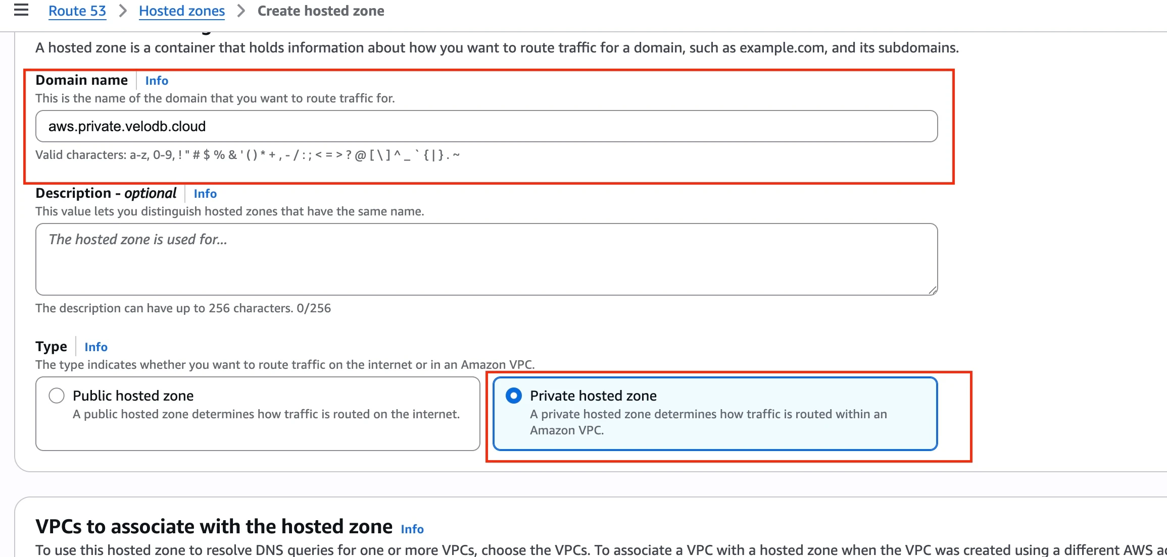 private link endpoint on aws details