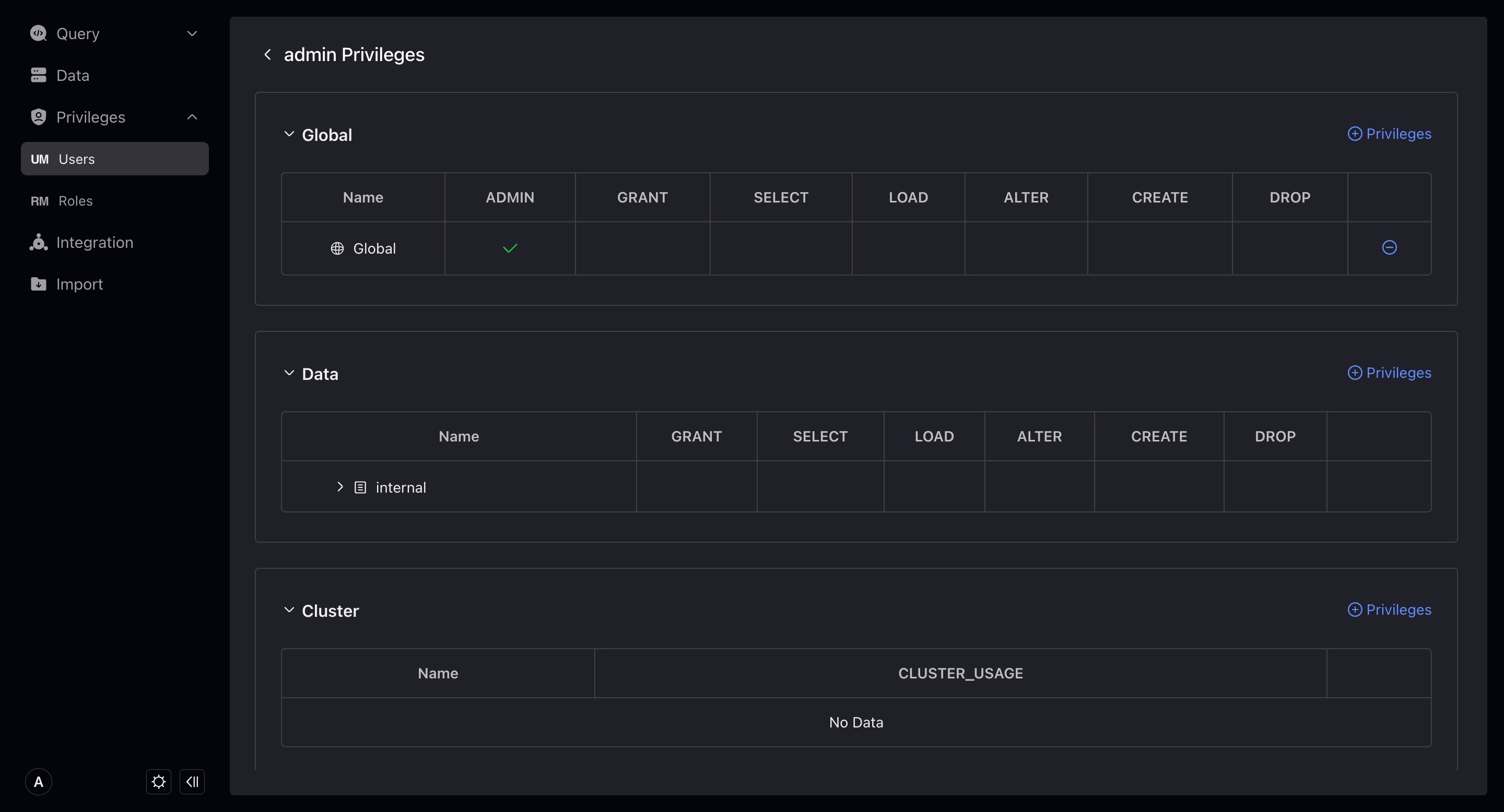 privileges authorize