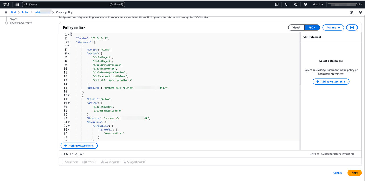 target role permission2